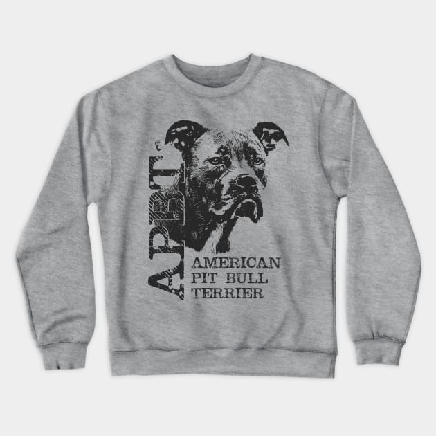 American Pit Bull Terrier - APBT Crewneck Sweatshirt by Nartissima